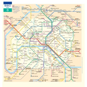 Plan Metro Paris